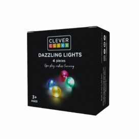 Cleverclixx | Magnetische tegels | Balls pack dazzling lights 4 stuks