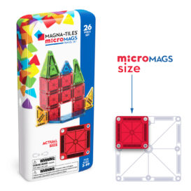 MAGNA-TILES® | Magnetische tegels | MicroMAGS Travel set 26 stuks