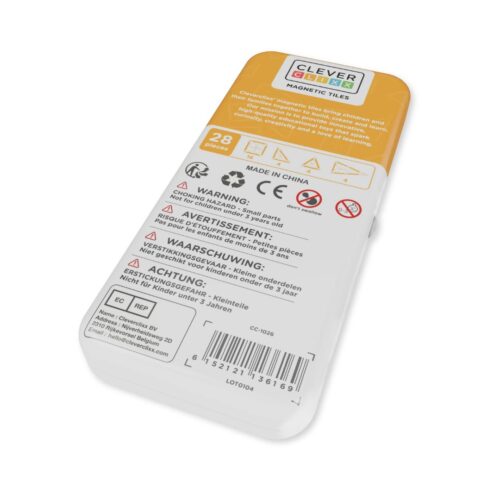 Magnetische tegels | Mini tiles | Intense | Cleverclixx | 28 stuks - Afbeelding 2