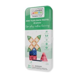 Magnetische tegels | Mini tiles | Pastel | Cleverclixx | 28 stuks