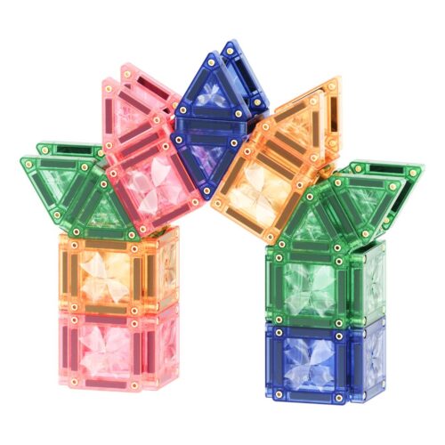 Magnetische tegels | Mini tiles | Pastel | Cleverclixx | 28 stuks - Afbeelding 6